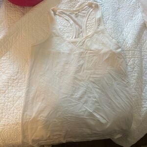 White Lululemon Swiftly Tech Tank